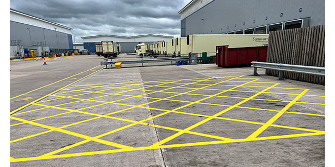 Leading food manufacturer continues to appoint inotec UK for line marking projects