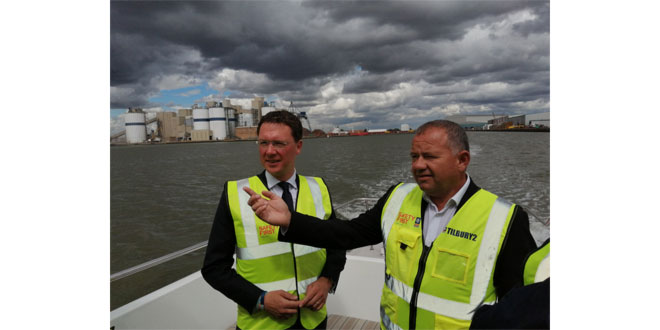 Transport Minister visits Port of Tilbury to see scale of investment and Thames Freeport opportunities