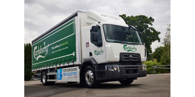 Carlsberg Marston’s Brewing Company introduces electric HGV trucks to support Net-Zero goals