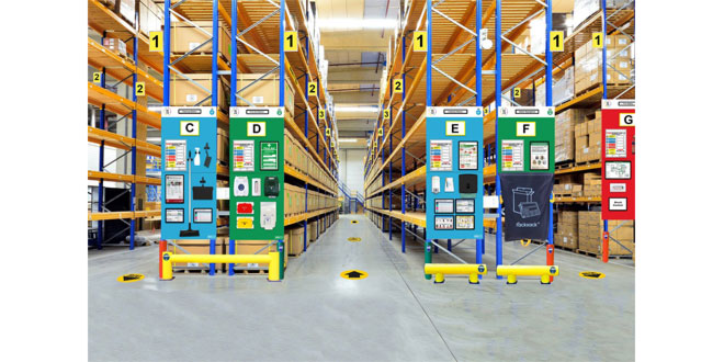 New Beaverswood Shadow Boards for end aisle warehouse racking applications