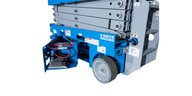 Genie introduces a Lithium-Ion Battery Option for Slab Scissor Lifts