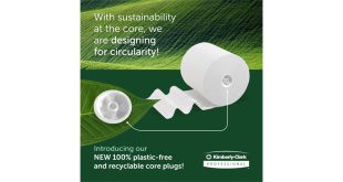 Kimberly-Clark Professional™ first to launch a 100% bio-based and recyclable core plug (1)