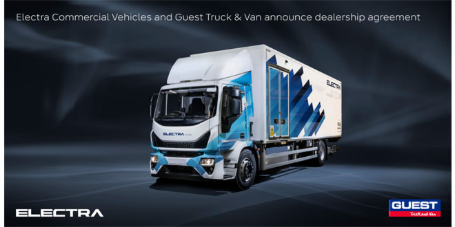 Electra Commercial Vehicles and Guest Truck & Van announce sales distribution agreement