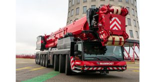 Mammoet has developed a new technology platform that reports emissions data from heavy lifting equipment in real time