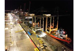London Gateway welcomes Europe's largest quay cranes