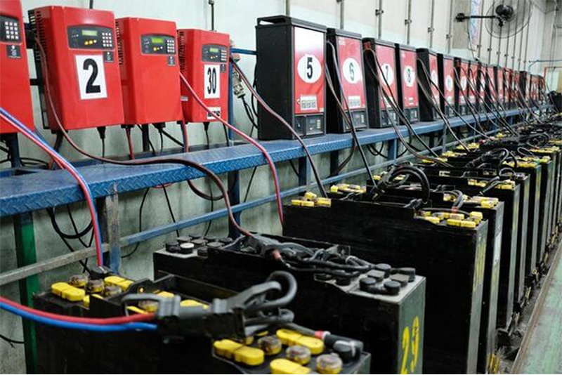 Lithium ion batteries - These were pioneered in use by Toyota Material Handling , in 2013 and are now a primary power source in their forklifts