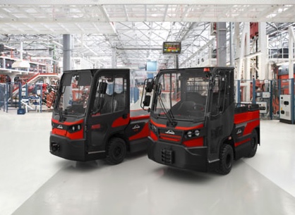 Linde unleashes powerful new electric tow tractors and platform trucks
