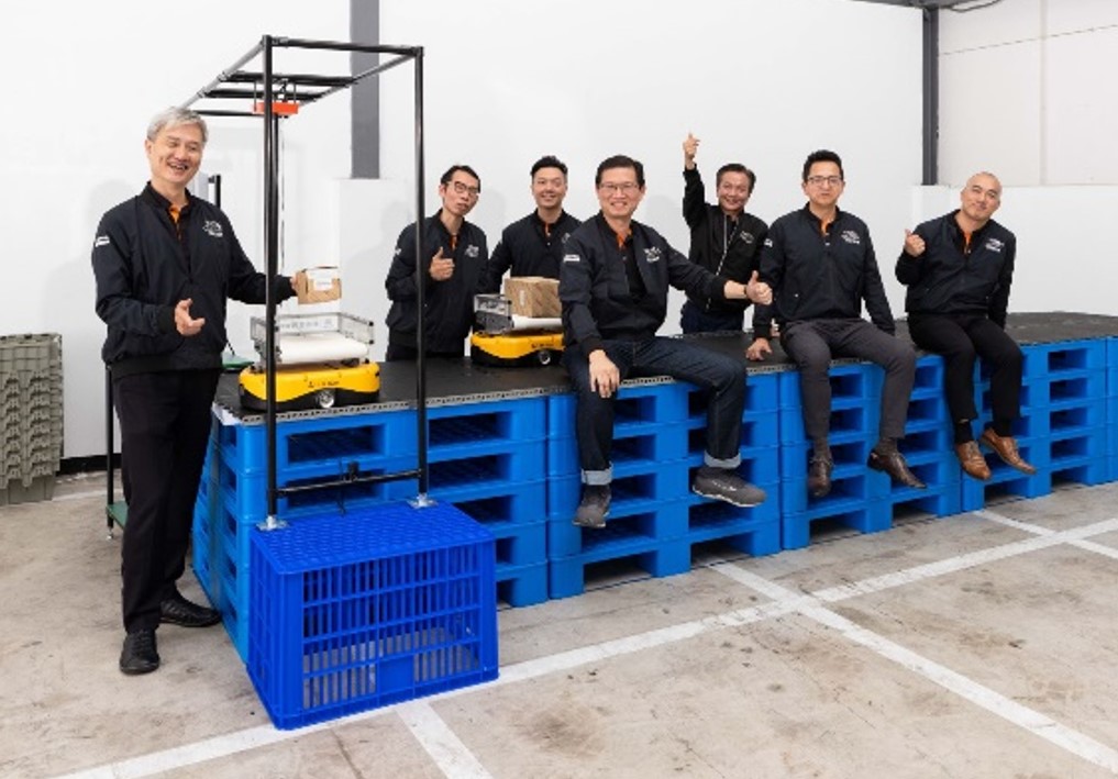 The robotics team at Toyota Material Handling Taiwan