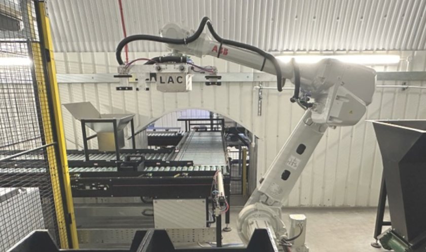 L-A-C’s solution comprises highly controllable zero-line pressure roller conveyors