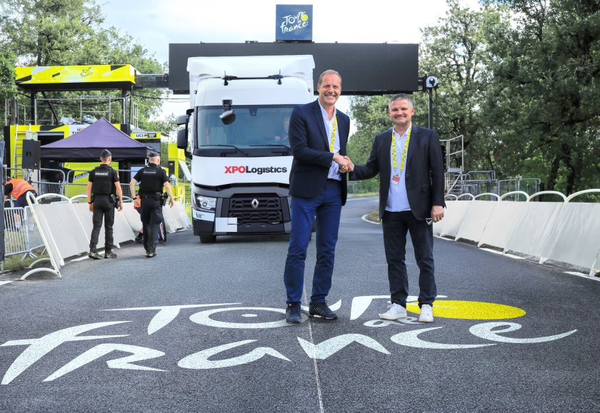 XPO Logistics will continue its role as official carrier for the Tour de France