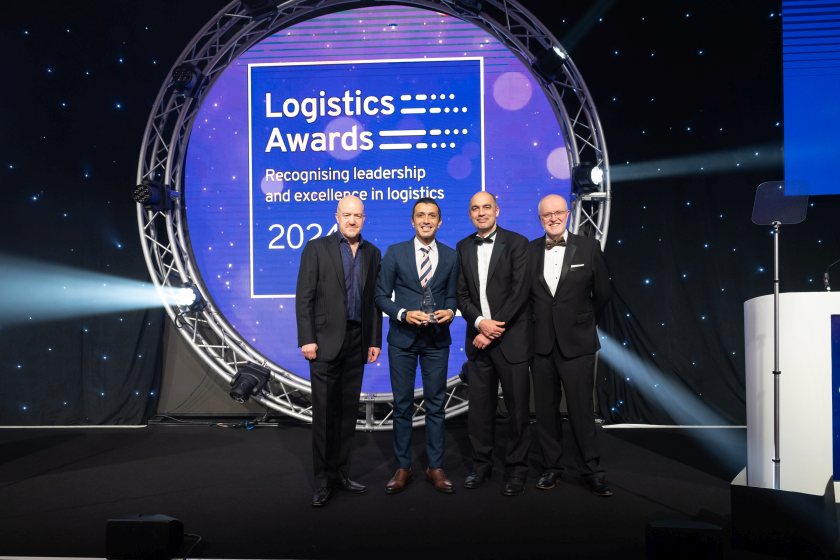 Haissam Badr, UK National Freight Manager at Aramex UK, collected the award on the night