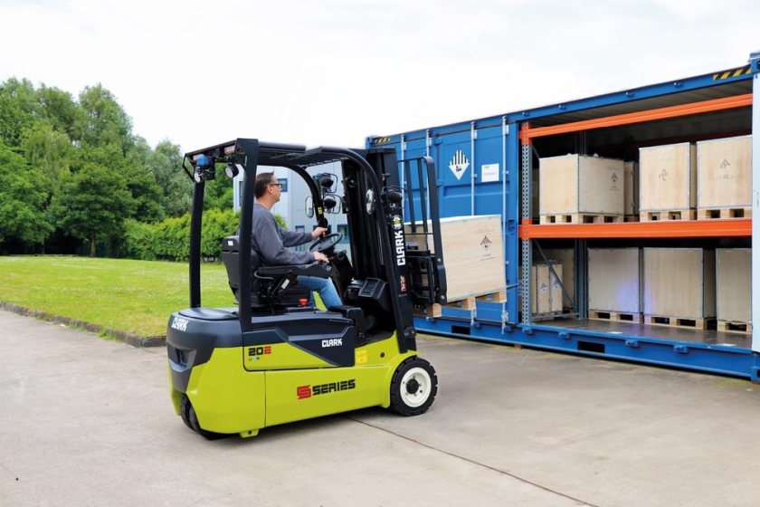 The electric forklifts offer the combination of safety and high handling performance