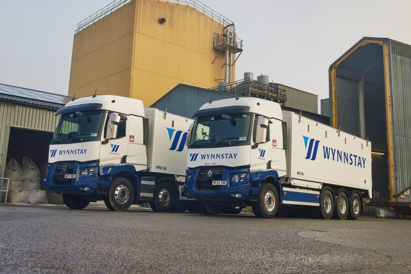 The new fleet have joined Wynnstay’s agricultural services bulk haulage operation