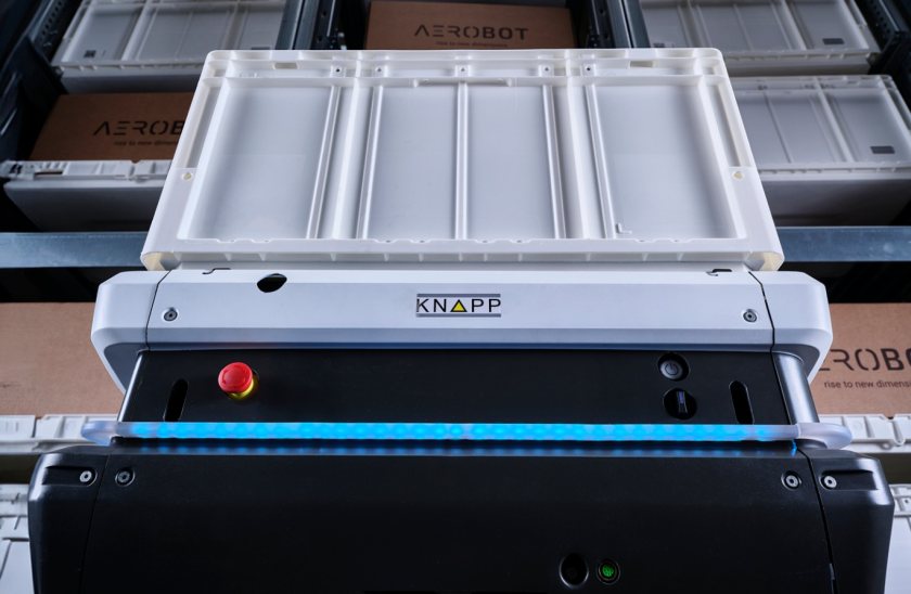 The innovative AeroBot system offers a smart, scalable design for robot-operated compact storage